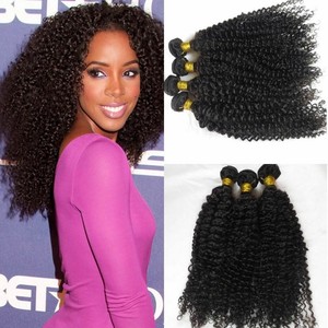 Malaysian Kinky Curly Hair Virgin Human Hair Extensions 1 3