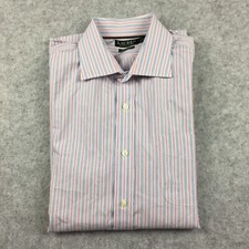 Lauren Ralph Lauren Long-sleeve Classic Non-iron Button Up Shirt, Men's 17.5