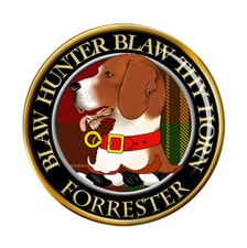 Forrester Scottish Clan Pin Badge