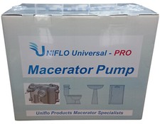Uniflo Universal Pro 700w Macerator Pump  22mm or 32mm Toilet, Shower & Basin.