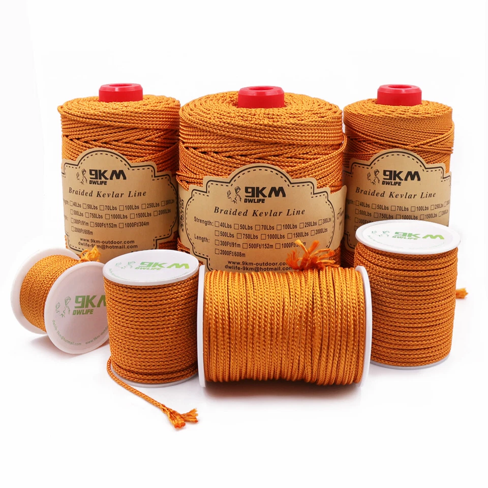 Braided Kevlar Line Fishing Assist Cord Camping Survival Rope Made with Kevlar - Image 2 of 4