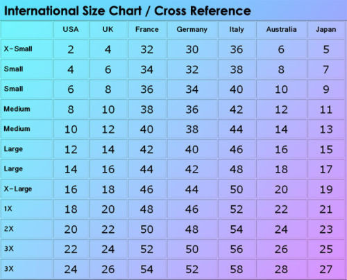 ksubi jeans size chart