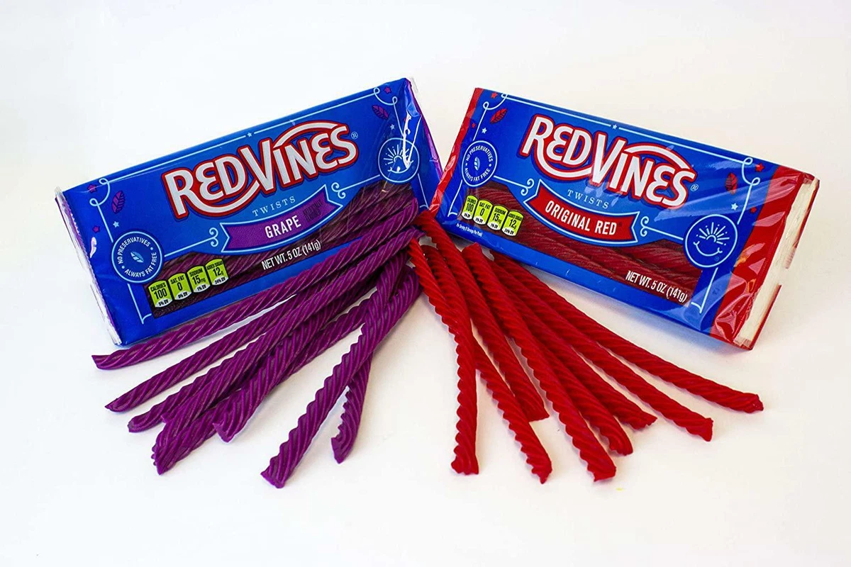 RED VINES Original Red Licorice Twists, 5oz Tray