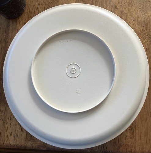 Tupperware 1531-1 1532-1 Replacement Parts Chip And Dip Set No Pedestal Almond