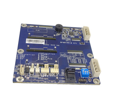 CHENBRO 80H102209-013 4-PORT MINI SAS SATA HDD HARD DRIVE BACKPLANE  #GK11014