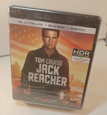 Jack Reacher 2 Movie Collection (4K + Blu-ray)-NEW-Shipping with Tracking