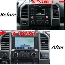 Fit for Ford F150 2013-2014 w/Carplay Navi Sync1 to Sync3 Upgrade Kit 4"to8" 