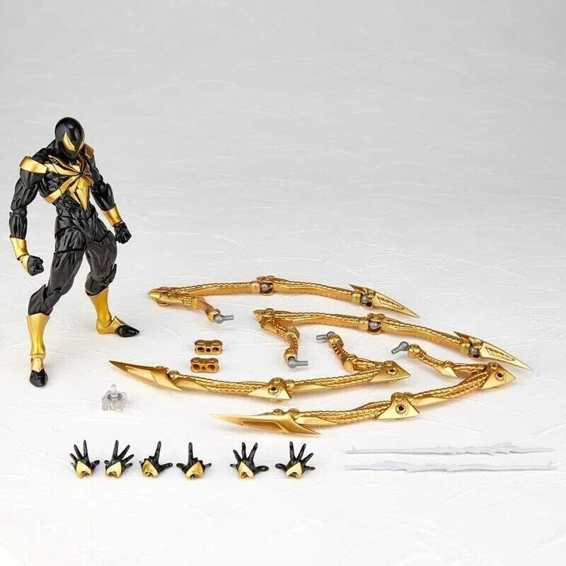 Kaiyodo Revoltech Amazing Yamaguchi Iron Spider Black Ver. Figure