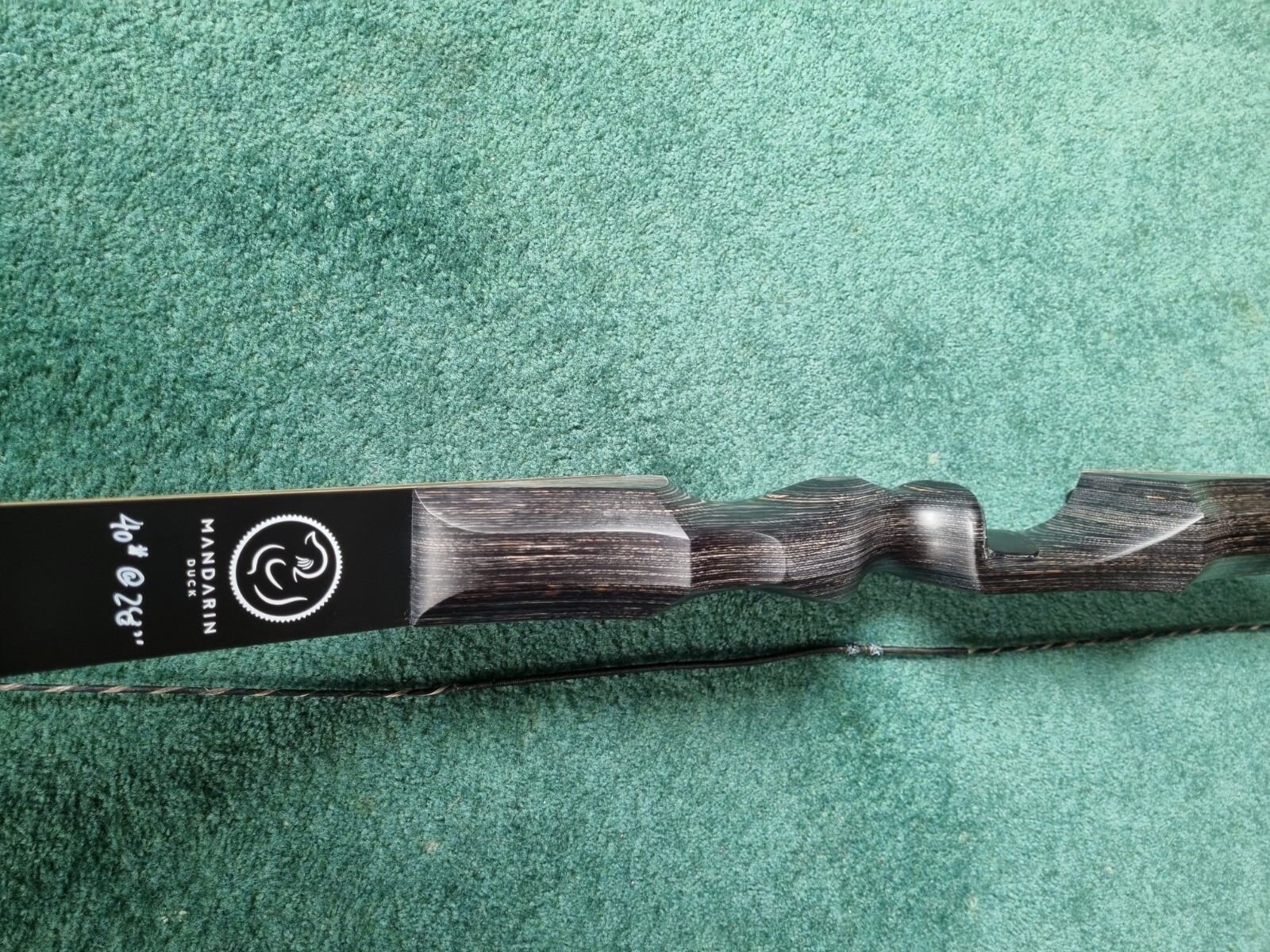 MANDARIN DUCK BLACK HUNTER MK11 TAKEDOWN RECURVE BOW 40LB WITH BOW BAG