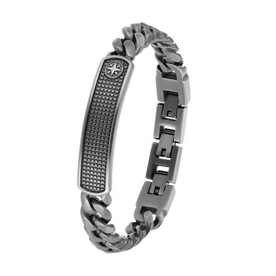 S.Oliver Bracciale In Acciaio Inossidabile Con Labradorite - Regolabile 16+4 Cm, Elegante E Bicolore