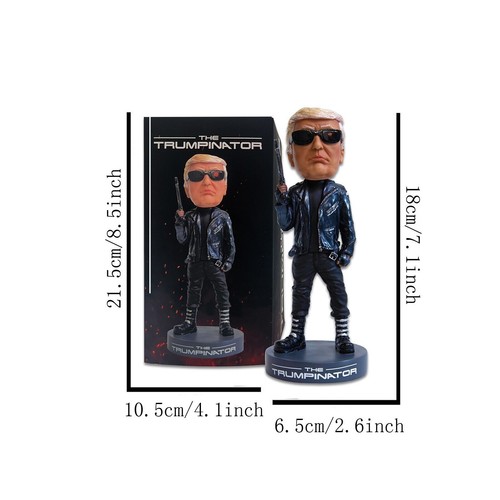 Donald Trump Actionfigur Sammlerstück lustige Statue Deko Geschenk für Trump Fans UK - Bild 2 von 10