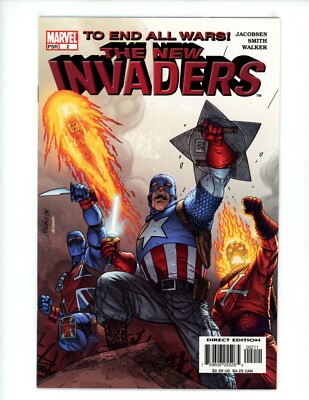 New Invaders #2 Comic Book 2004 VF- Scott Kolins Marvel US Agent