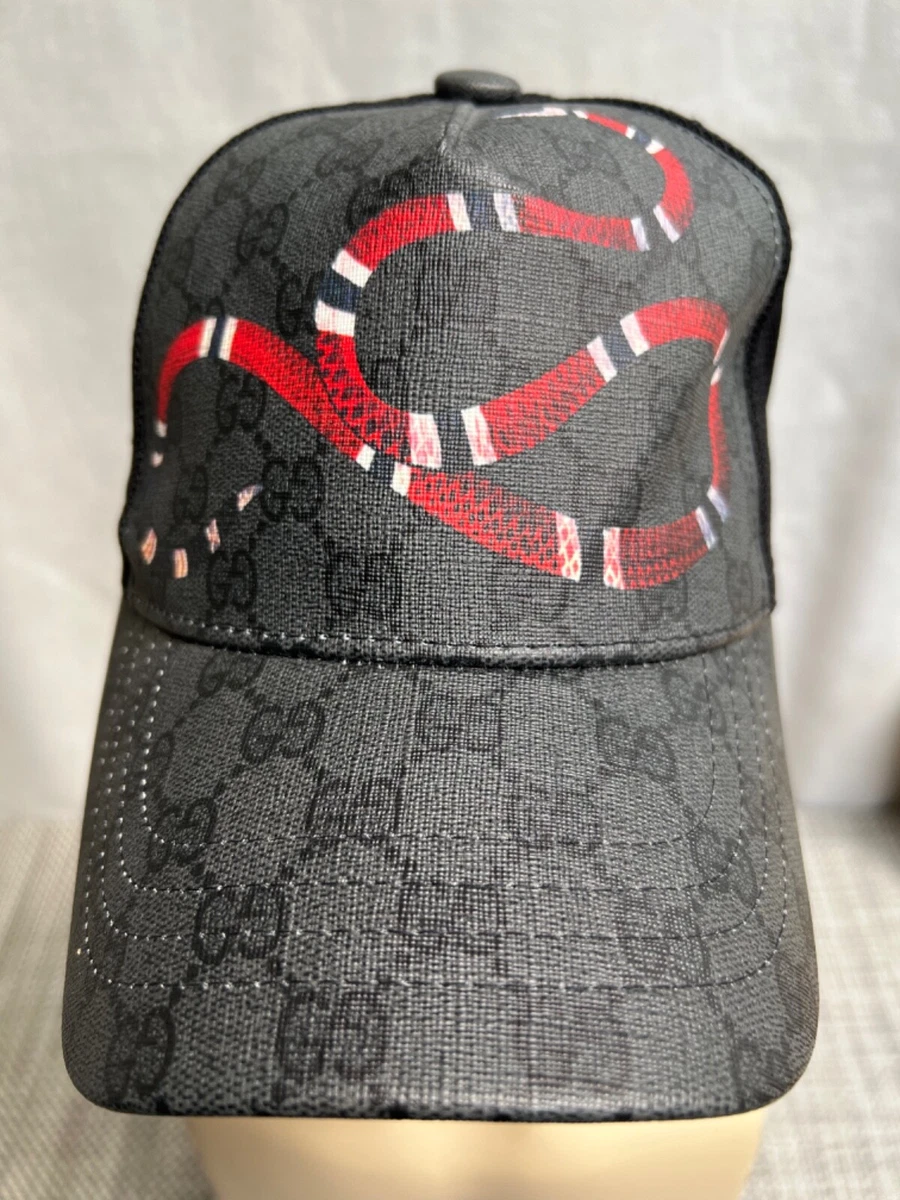 Real v fake Gucci black king snake cap.. 