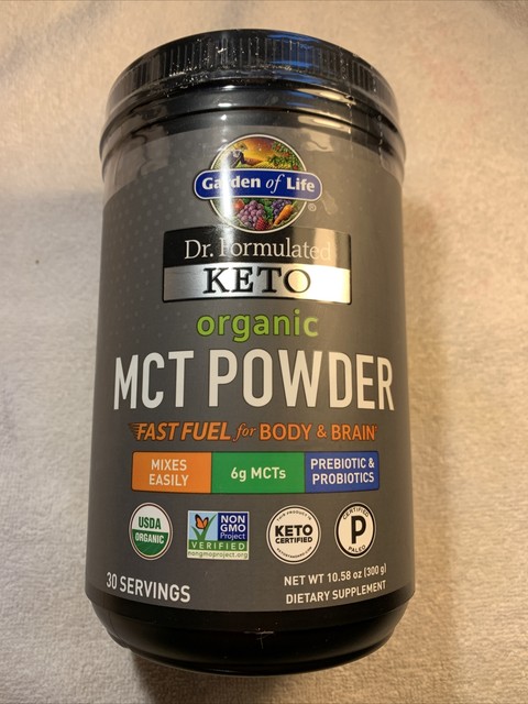 Garden of Life Dr. Formulated Keto Organic MCT Powder - 30 Servings 6g