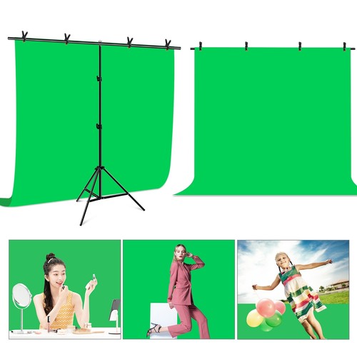 ✅SET FOTOGRAFICO SFONDO VERDE 2X2 METRI FONDALE STUDIO SFONDO SUPPORTO VIDEO✅ - Foto 6 di 8