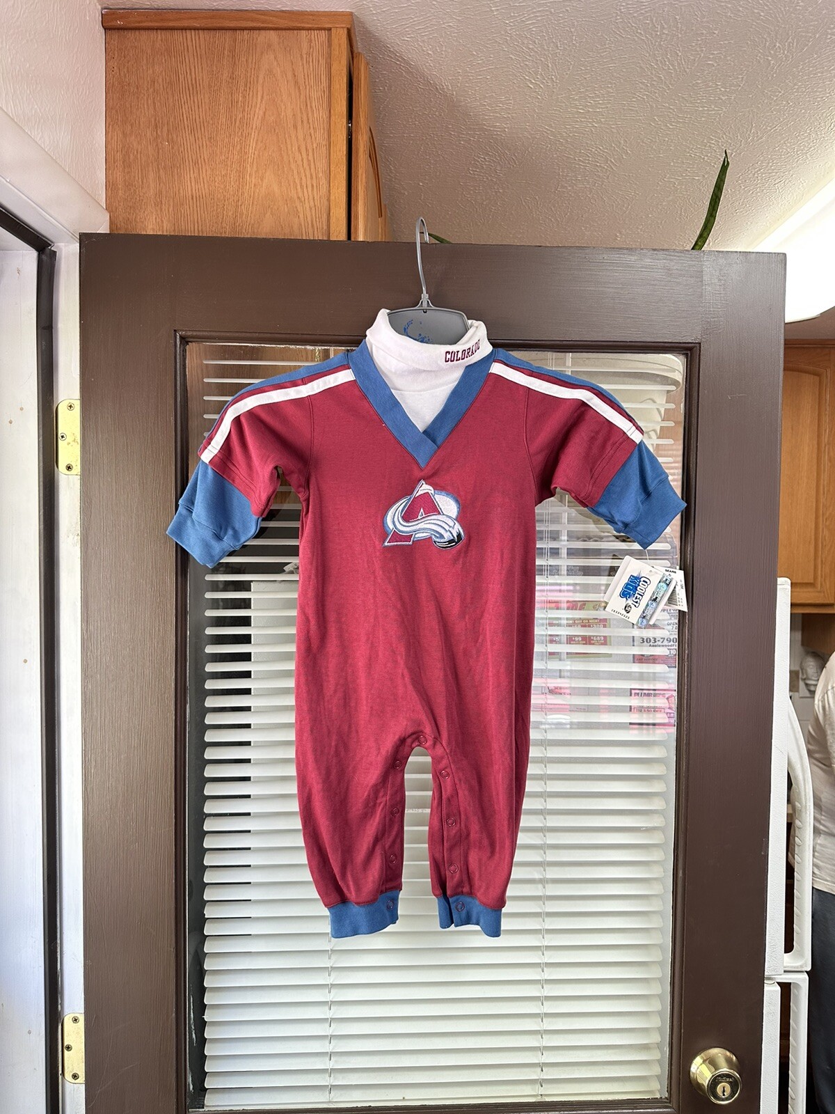 NWT Vintage Colorado Avalanche BABY NHL Hockey One Piece Jersey Infant Kids eBay
