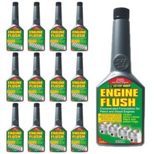 12 x  Engine Flush Cleaner Additive Petrol Diesel Engines Removes Clogs 350ml