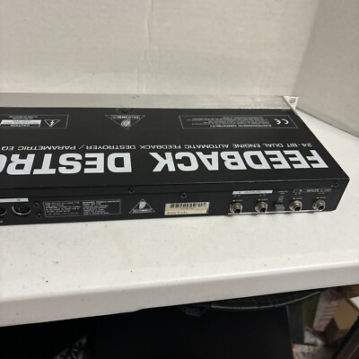 BEHRINGER DSP1100P フィードバックデストロイヤープロ Behringer DSP 1100P 24-Bit Dual Engine Automatic Feedback