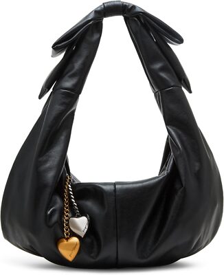 Betsey Johnson Bow-Tastic Hobo, Black 