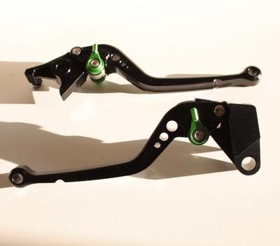 Leviers Frein & Embrayage Réglables Aluminium Pour Kawasaki Z650 (2017-2020) – Pliable, Noir