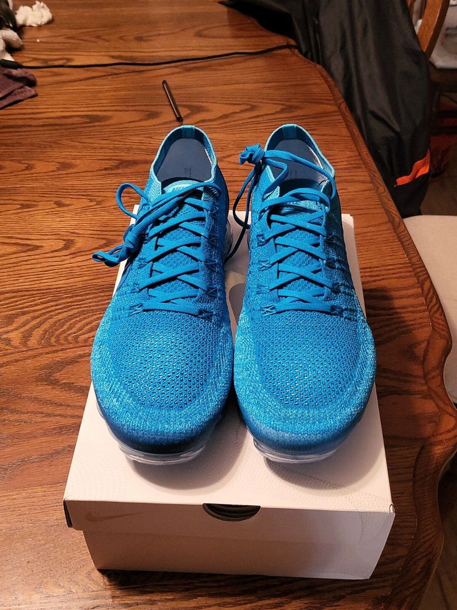Size 9.5 - Nike Air VaporMax Flyknit Blue Orbit for sale