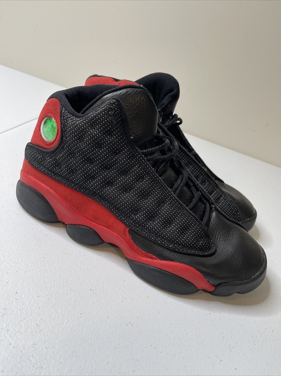 2005 NIKE AIR JORDAN XIII 13 RETRO GS BRED BLACK TRUE RED BG