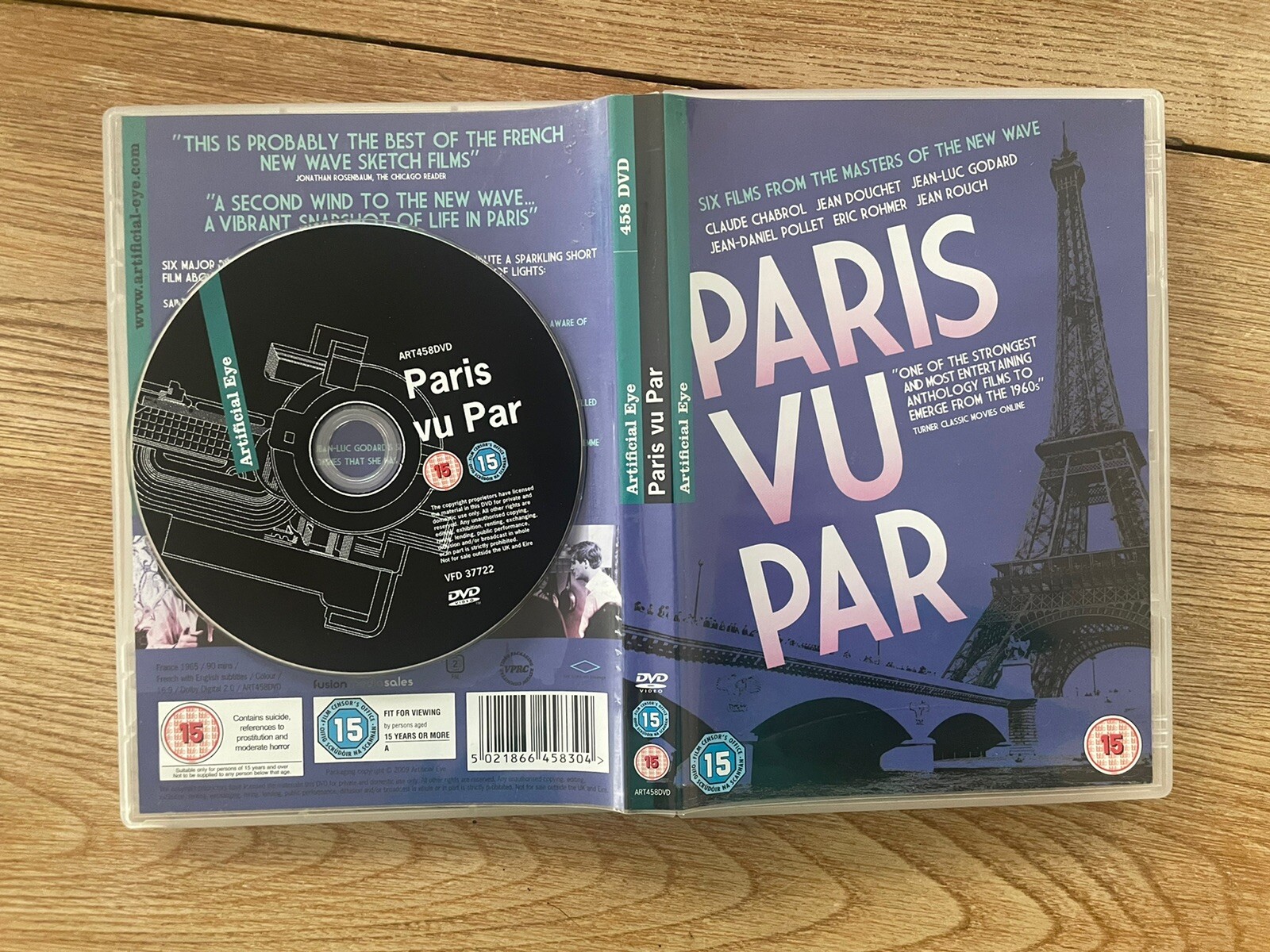 PARIS VU PAR (1965) Jean Luc Godard French film region 2 uk DVD