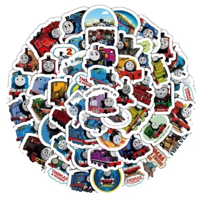 Thomas The Tank Themed Set of 50 Assorted Stickers Decal Set
