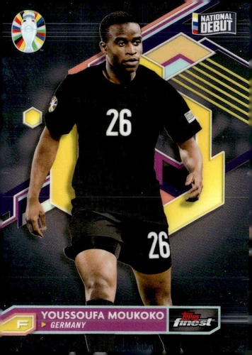 2023 Topps Finest Road to UEFA Euro 2024 Youssoufa Moukoko #38