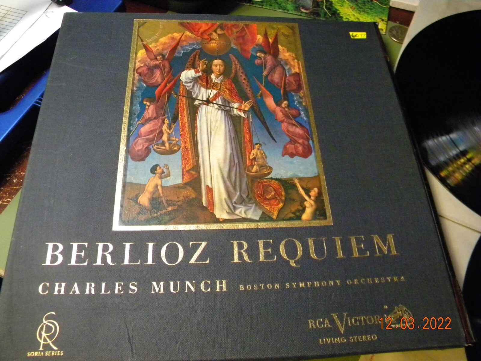 [2 LP BOX SET] Berlioz Requiem Charles Munch Boston Symphony RCA Victor  VG+