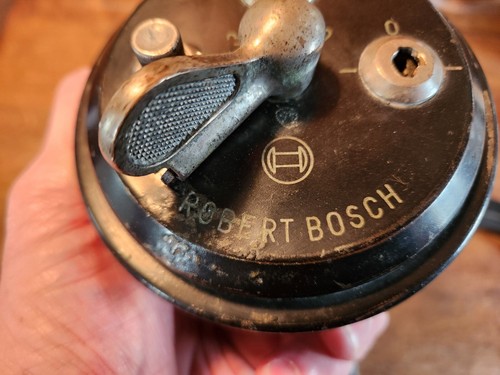 BOSCH PREWAR IGNITION SWITCH KEYED PUSH BUTTON ALFA ROMEO LANCIA MERCEDES SSK - Picture 7 of 15