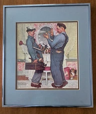 Norman Rockwell The Plumbers Framed Print