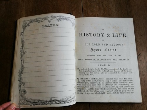 The Life Of Christ ~ Rev. P. Wright ~ Husk & Co ~ c1875 Large Gilt Hardback - Picture 4 of 8
