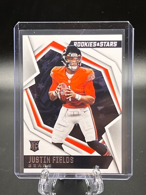 Justin Fields 2021 Panini Rookies and Stars RC ROOKIE #104 Bears FREE SHIPPING