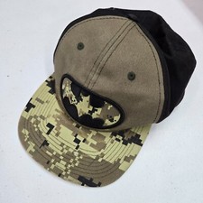 Batman Men Hat OS Green Digital Camo Snapback Cap DC Comics Logo READ