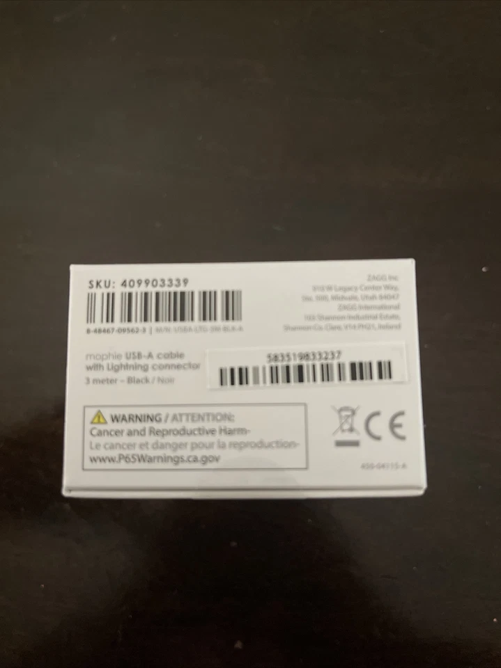 Cable Mophie Lightning certificado MFI para iPhone iPad iPod (10 pies) Foto 3 de 3