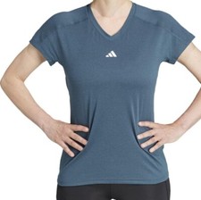 adidas Women's Training Essentials Minimal Branding V-Neck T-Shirt Medium