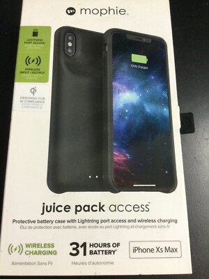 Mophie Juice Pack Access 2,200mAh Battery Case for iPhone XS Max  Black 5211