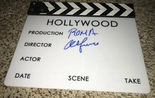 Alfonso Cuaron Signed Director Movie Clapboard inscribed ROMA 2019 Oscars Proof