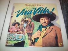 VIVA VILLA! Laserdisc LD EXCELLENT CONDITION RARE WALLACE BEERY W/TRAILER B&W