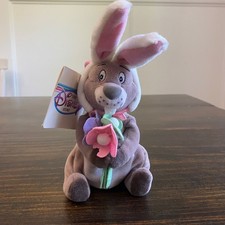 Disney Store Winnie the Pooh Easter Bunny Gopher Mini Bean Bag Plush 7" NWT