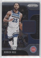 2019-20 Panini Prizm Sensational Swatches Jersey Derrick Rose #SS-DRS 08ew