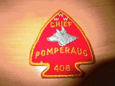 OA Chief Pomperaug Lodge 408, A-1, 1940s,50s,Wolf pp,274,313,369,389,521,CONN,CT