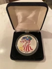 2000 American Eagle Silver Dollar In Full Color .999  Highly Collectable Color