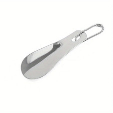 1Pc Stainless Steel Metal Shoehorn, Portable Shoehorn, Shoe Wearing Aid, Essenti