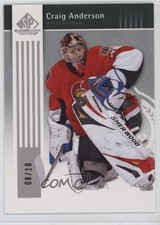 2011-12 SP Game Used Edition Silver Spectrum 8/10 Craig Anderson #66 0ut3