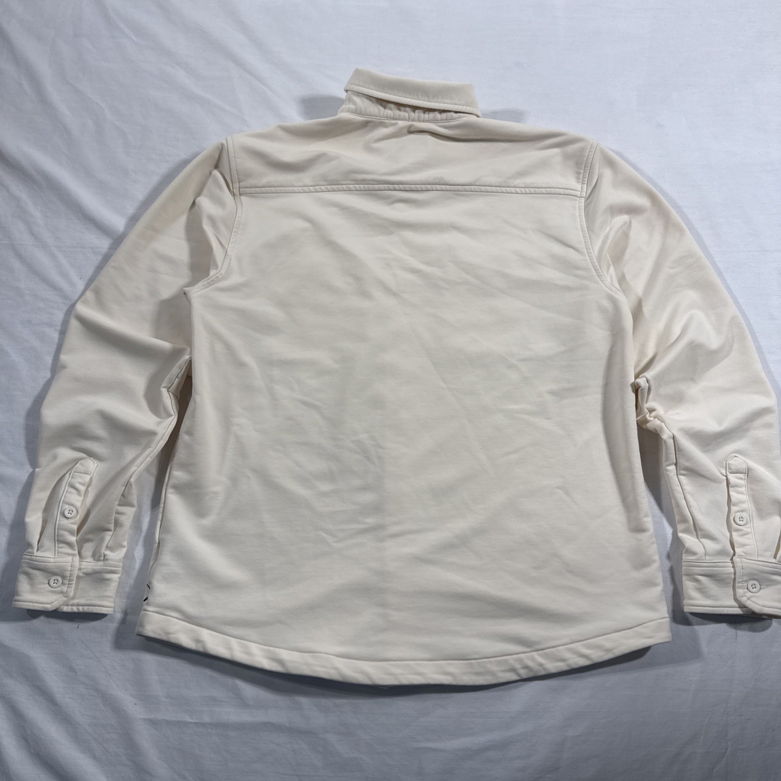 CUTS Hyperloop Overshirt Button Down Ivory Men’s … - image 3