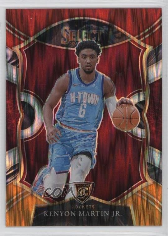 2020 Panini Select Concourse Red White Orange Flash Prizm Kenyon Martin Jr 10uo
