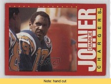 1985 Topps Wax Box Bottom Superstars Charlie Joiner #H HOF READ 0ru6