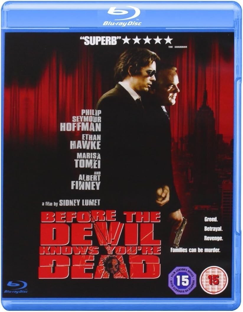 BEFORE THE DEVIL KNOWS YOU'RE DEAD Blu-ray Ethan Hawke MOVIE FILM UK  Near Mint